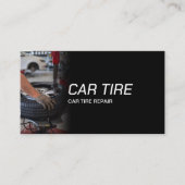 Professionele reparatie van autobanden Flat Tyre S Visitekaartje (Voorkant)