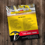 Professionele reparatieservice voor handyman en ve flyer<br><div class="desc">Handyman & Remodeling Professional Repair Service Flyers.</div>