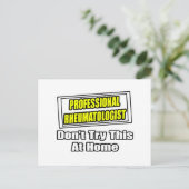 Professionele reumatoloog .. grap briefkaart (Staand voorkant)
