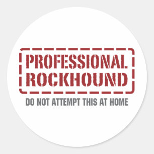 Professionele Rockhound Ronde Sticker