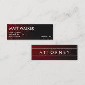 Professionele rode visitekaartjes met koolstofveze (Voorkant / Achterkant)