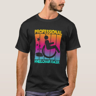 Professionele rolstoel Racer Paraplegio T-shirt