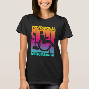 Professionele rolstoel Racer Paraplegio T-shirt