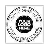 Professionele Ronde Rubberzegel met Zwart Inktstoo Rubberstempel (Afrduk)