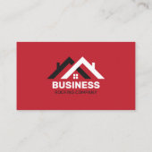 Professionele Rood & Wit Dakconstructie Visitekaartje (Achterkant)