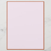 Professionele Rosy Brown & Grey Border personalise (Achterkant)