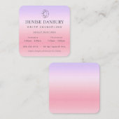 Professionele Rouw Counseling Groep Vergaderingen Vierkante Visitekaartje (Voorkant / Achterkant)