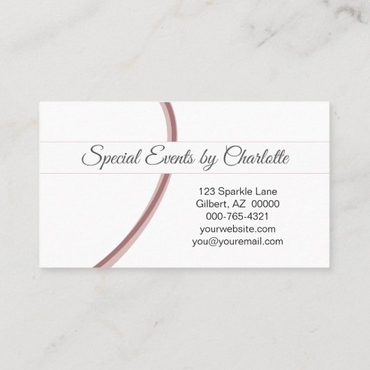 Professionele roze Glitter Custom Photo QR Code Visitekaartje (Achterkant)