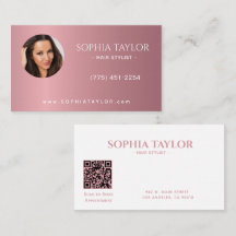 Professionele Roze Goud Foto QR Code Kapper