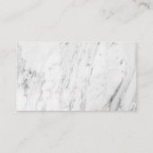 Professionele roze QR-code voor roze marmeren Mode Contactkaartje (Achterkant)