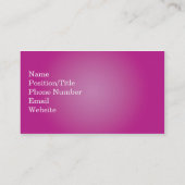 Professionele roze Visitekaartjes (Achterkant)