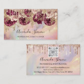 Professionele Rozen bloemen Drivers QR CODE Logo Visitekaartje (Voorkant / Achterkant)