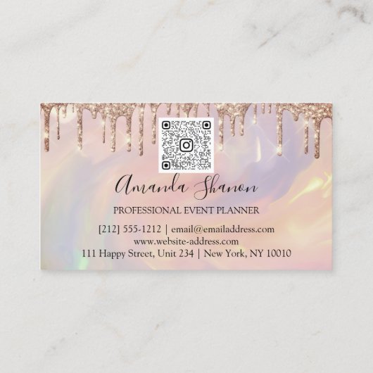 Professionele Rozen bloemen Drivers QR CODE Logo Visitekaartje (Achterkant)