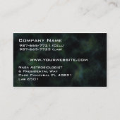 Professionele ruimteastronomie Nebula Visitekaartj Visitekaartje (Achterkant)