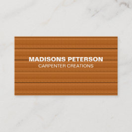 professionele rustieke houten timmerbouw visitekaartje