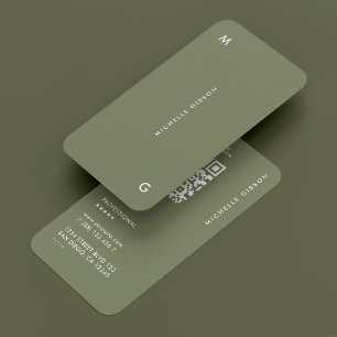 Professionele Sage Minimalist Eenvoudig Visitekaartje