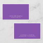 Professionele Salon Elegant Modern Creatief Ontwer Visitekaartje (Voorkant / Achterkant)