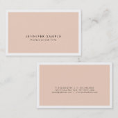 Professionele Salon Elegant Modern Creatief Ontwer Visitekaartje (Voorkant / Achterkant)