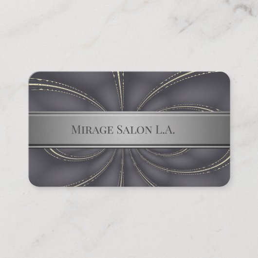 Professionele Salon Elegante Huis Visitekaartjes (Voorkant)