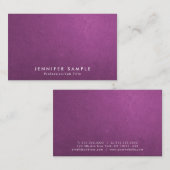 Professionele Salon Elegante Kleur Modern Creatief Visitekaartje (Voorkant / Achterkant)