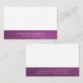 Professionele Salon Elegante Kleur Modern Creatief Visitekaartje (Voorkant / Achterkant)