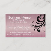 Professionele Salon Stylist Appointards Afsprakenkaartje (Achterkant)