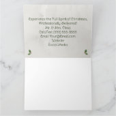 Professionele Santa Visitekaartje Mail Mr&Mrs Clau Kaart (Binnen)