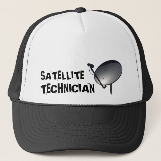 PROFESSIONELE SATELLIETDISH TECHNICIËN TRUCKER PET (Voorkant)