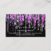 Professionele schaar met haarverdringer Gold Hot P Visitekaartje (Achterkant)