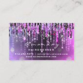 Professionele schaarser met schaarser visitekaartje (Achterkant)