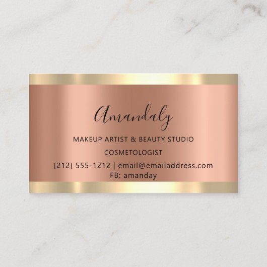 Professionele schaarser met wielkoper visitekaartje (Achterkant)