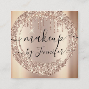 Professionele schijven 6 Punks aangepast Logo Roos Vierkante Visitekaartje