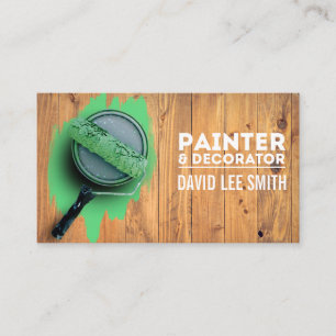 Professionele schilder en decorator visitekaartje