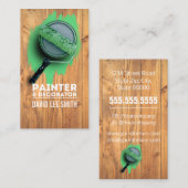 Professionele schilder en decorator visitekaartje (Voorkant / Achterkant)