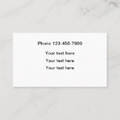 Professionele schilder en zandblasten visitekaartje (Achterkant)