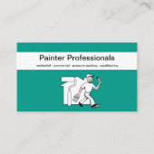 Professionele schilder en zandblasten visitekaartje (Voorkant)