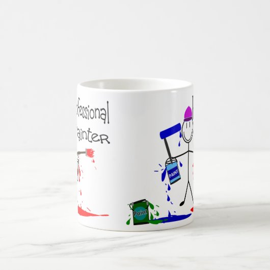 Professionele schilder koffiemok (Center)