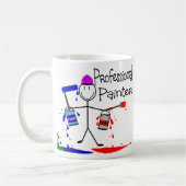 Professionele schilder koffiemok (Links)