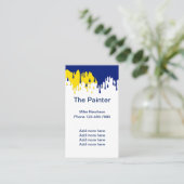 Professionele schilder visitekaartje (Staand voorkant)