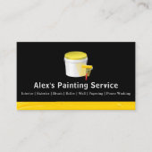 Professionele schilderdienst - verfroller visitekaartje (Voorkant)