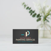 Professionele schilderdiensten - House Painter Bus Visitekaartje (Staand voorkant)