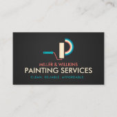 Professionele schilderdiensten - House Painter Bus Visitekaartje (Voorkant)