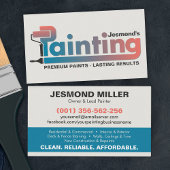 Professionele schilderdiensten - House Painter Bus Visitekaartje