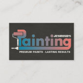 Professionele schilderdiensten - House Painter Bus Visitekaartje (Voorkant)