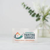 Professionele schilderdiensten - House Painter Visitekaartje (Staand voorkant)