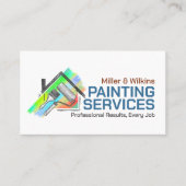 Professionele schilderdiensten - House Painter Visitekaartje (Voorkant)