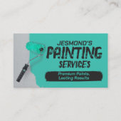 Professionele schilderdiensten - House Painter Visitekaartje (Voorkant)