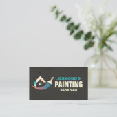 Professionele schilderdiensten - House Painter Visitekaartje (Staand voorkant)