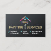 Professionele schilderdiensten - House Painter Visitekaartje (Voorkant)