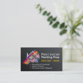 Professionele schilderdiensten - House Painter Visitekaartje (Staand voorkant)